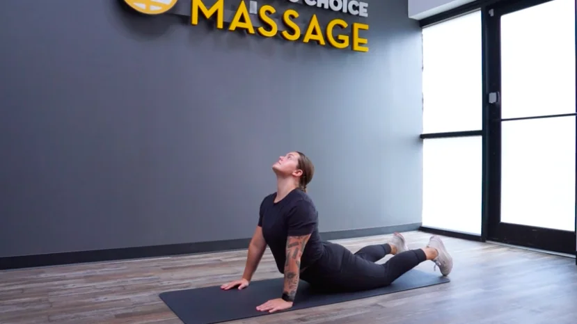 Cobra stretch demonstration