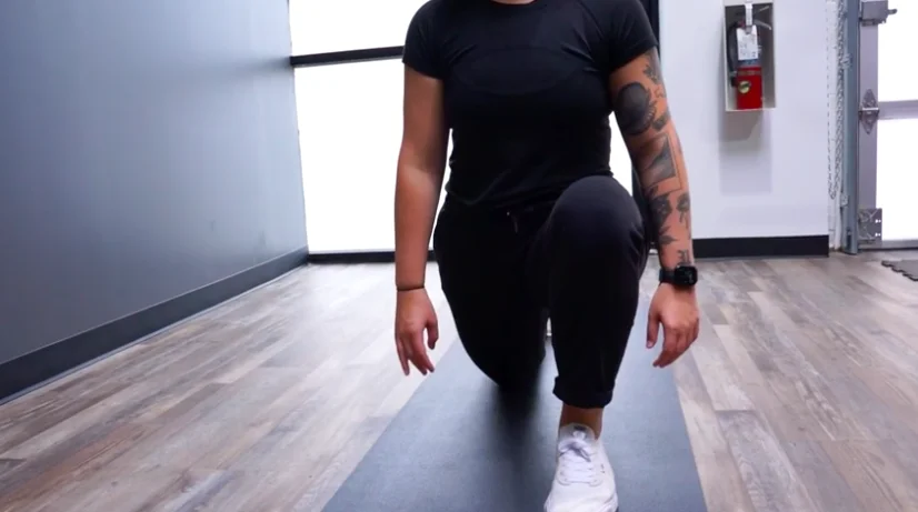 Quad and hamstring stretch variation