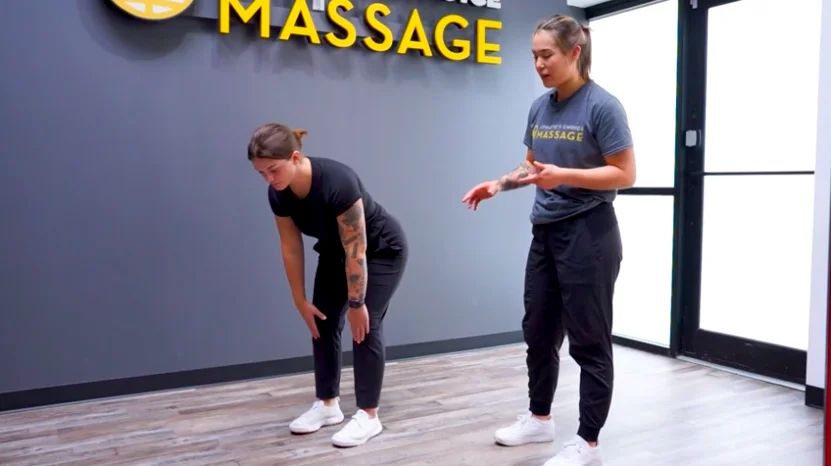 Romanian deadlift hamstring stretch