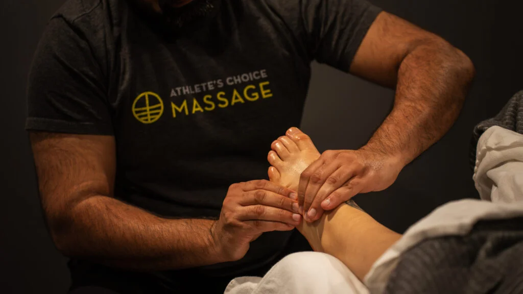 Thai foot massage therapy