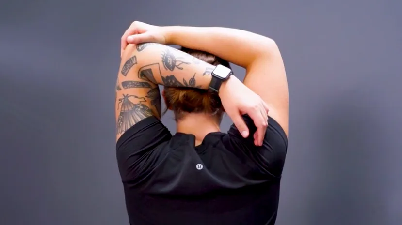 Lat &amp; Tricep Stretch for Shoulder Strength and Flexibility