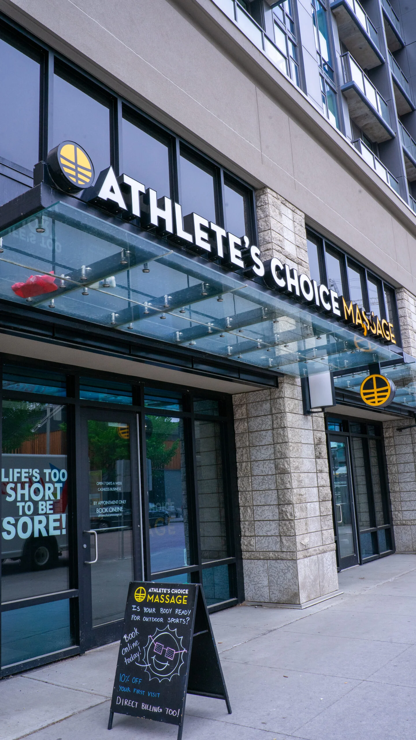 Athlete's Choice Massage Downtown Edmonton clinic