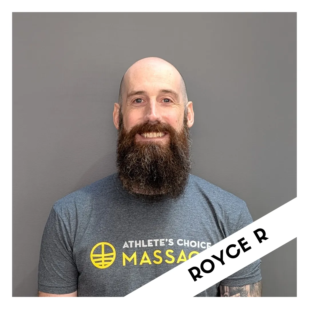 Royce R., RMT at Athlete's Choice Massage in Edmonton
